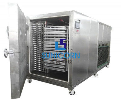 الصين 10sqm 100kg فراغ آلة تجفيف الفاكهة تسخين الهواء بدون تبريد المياه المزود
